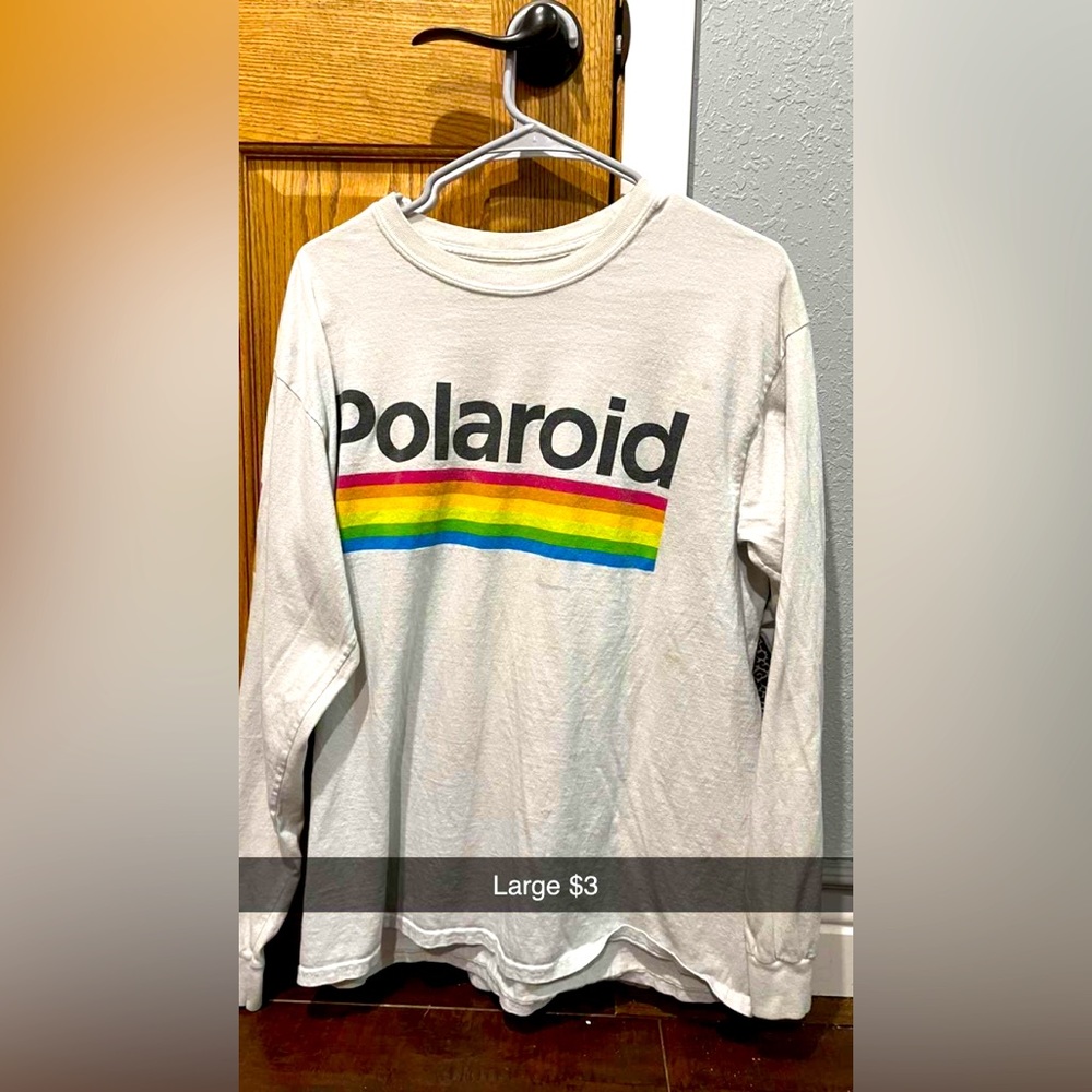 Long sleeve Polaroid shirt